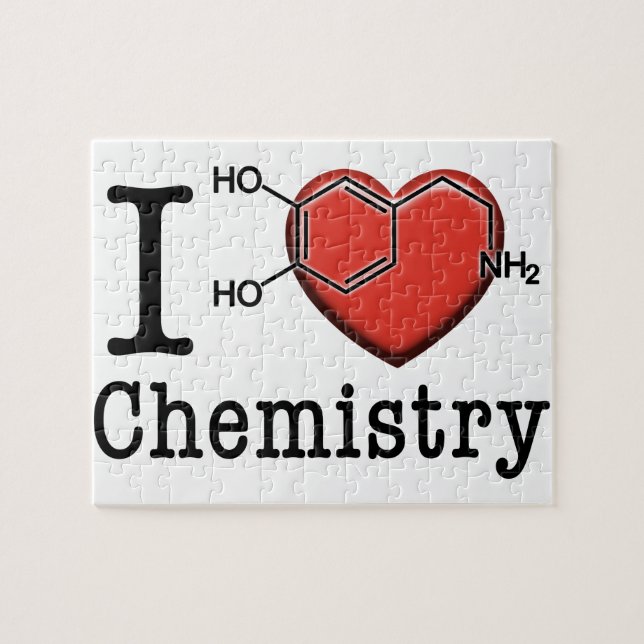 I Liebe-Chemie Puzzle (Horizontal)