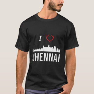 I Liebe Chennai Madras Tamil Tamilnadu T-Shirt