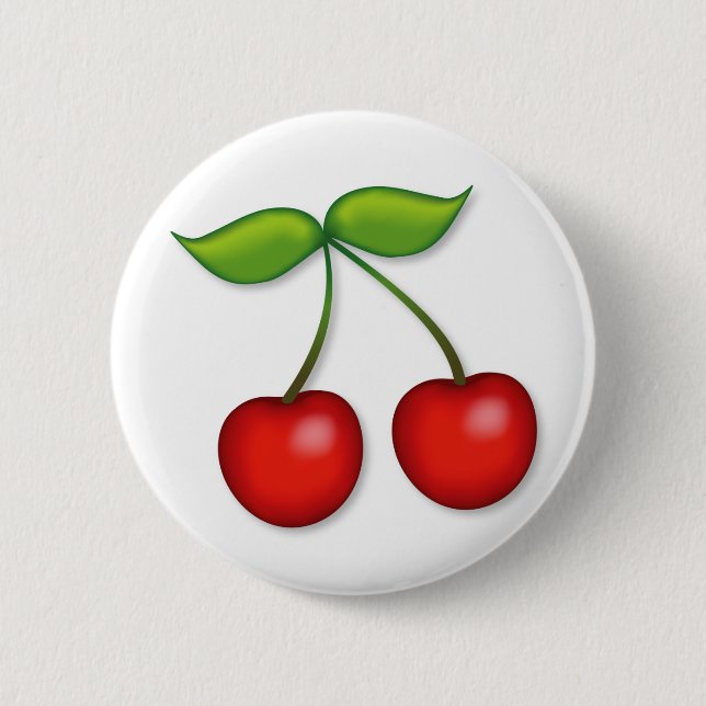 I Liebe Cherries Button (Vorderseite)