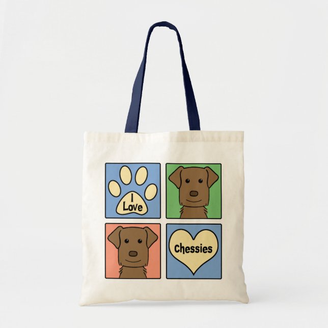 I Liebe-Chesapeake-Bucht-Retriever Tragetasche (Vorne)