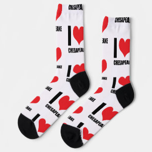 I Liebe Chesapeake Socken
