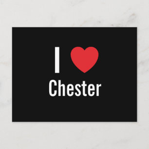 I Liebe Chester Postkarte