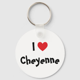 I Liebe Cheyenne Schlüsselanhänger