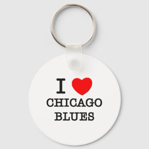 I Liebe-Chicago-Blues Schlüsselanhänger