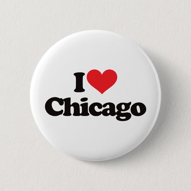 I Liebe Chicago Button (Vorderseite)