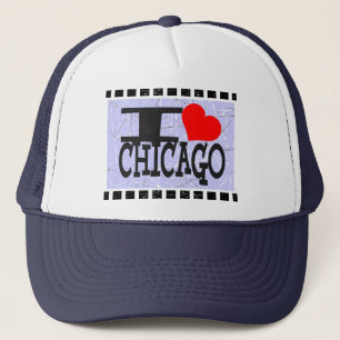 I Liebe Chicago - Hut Truckerkappe