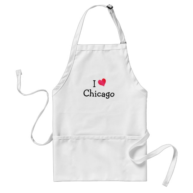 I Liebe Chicago Schürze (Vorne)