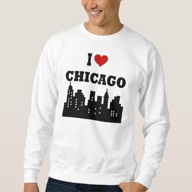 I Liebe Chicago Sweatshirt (Vorderseite)