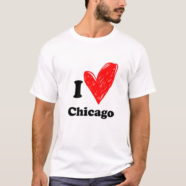 I Liebe Chicago T - Shirt (Vorderseite)