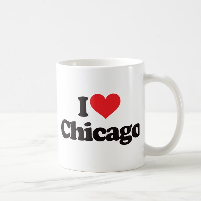 I Liebe Chicago Tasse (Rechts)