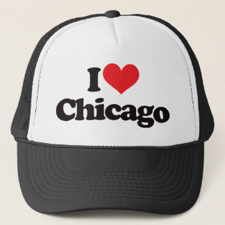 I Liebe Chicago Truckerkappe