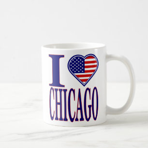 I Liebe Chicago weiter der Juli-Ausgaben-Tasse Tasse