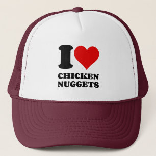 I LIEBE CHICKEN NUGGGES TRUCKERKAPPE
