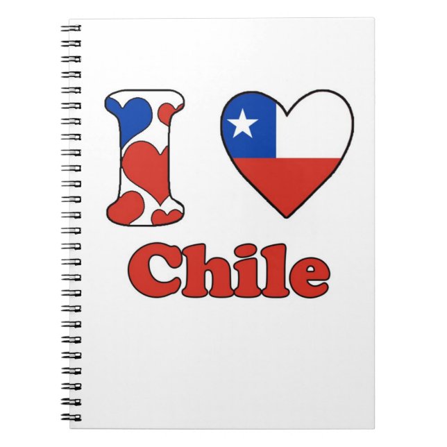 I LIEBE CHILE NOTIZBLOCK (Vorderseite)