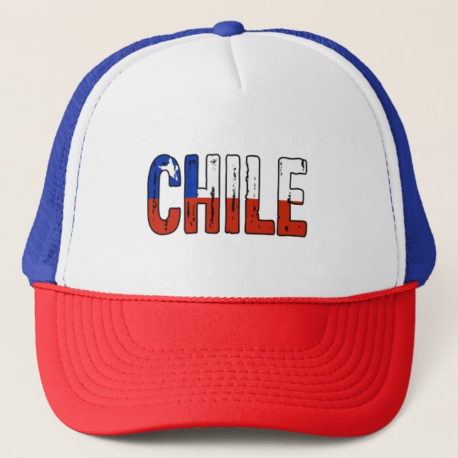I LIEBE CHILE TRUCKERKAPPE (Vorderseite)