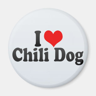 I Liebe-Chili-Hund Magnet