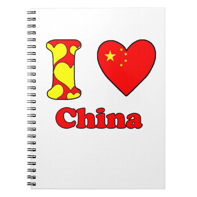 I LIEBE CHINA NOTIZBLOCK (Vorderseite)
