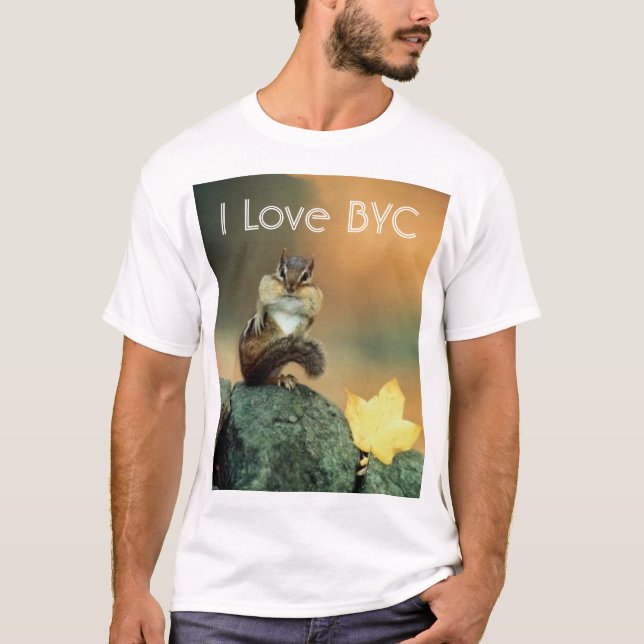 I Liebe Chipmonk T-Shirt (Vorderseite)