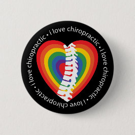 I Liebe-Chiropraktik-Knöpfe Button