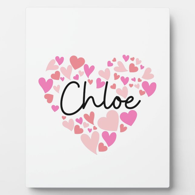 I Liebe Chloe Fotoplatte (Vorderseite)