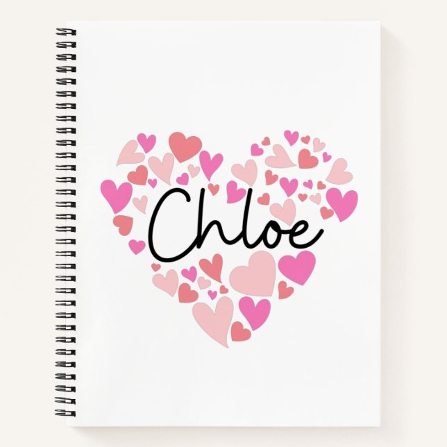 I Liebe Chloe Notizbuch (Vorderseite)