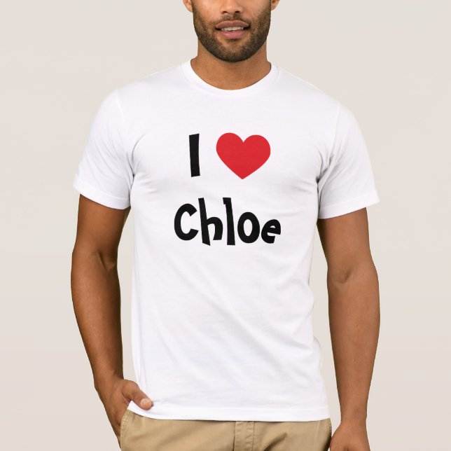 I Liebe Chloe T-Shirt (Vorderseite)