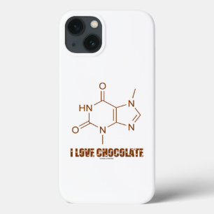 I Liebe Chocolate Theobromine Molecule Chemie Case-Mate iPhone Hülle