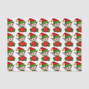 "I LIEBE CHRISTMAS" ELF SEIDENPAPIER