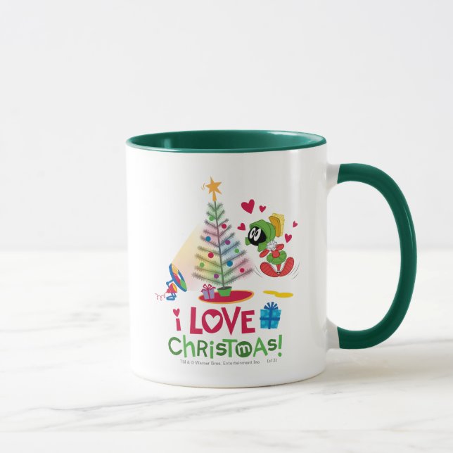 I Liebe Christmas - MARVIN THE MARTIAN™ Tasse (Rechts)