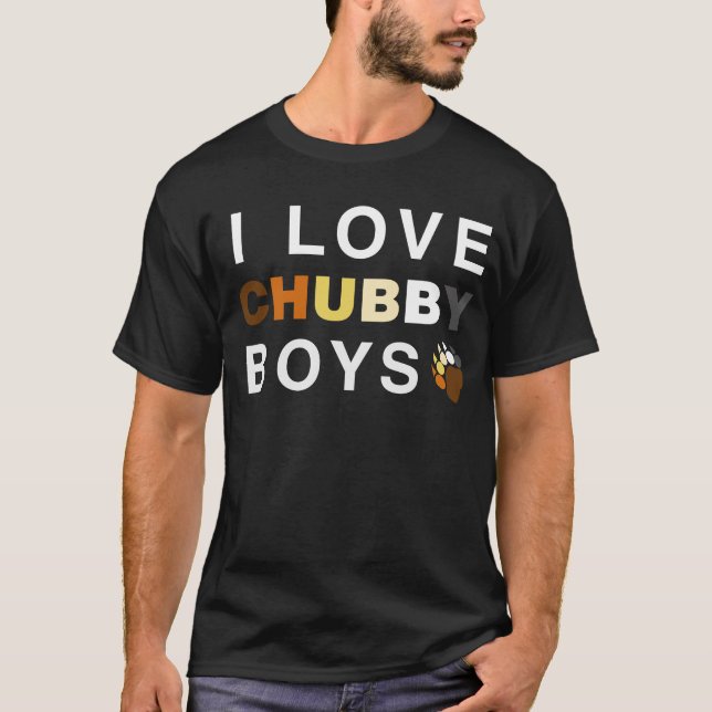 I Liebe-Chubby Jungen - Bärn-Stolz-T-Shirt T-Shirt (Vorderseite)