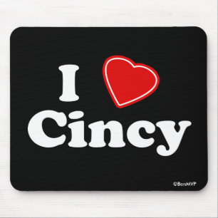 I Liebe Cincy Mousepad