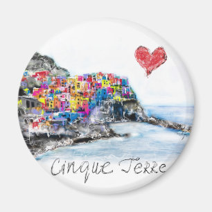 I Liebe Cinque Terre Magnet