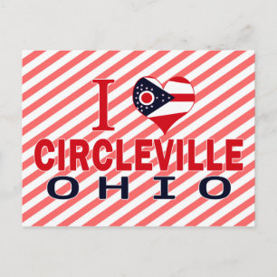 I Liebe Circleville, Ohio Postkarte