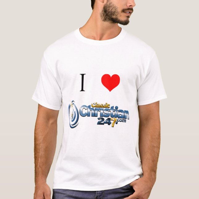 I Liebe ClassicChristian247.com - T - Shirt (Vorderseite)