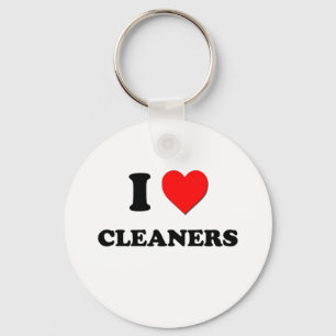 I Liebe Cleaners Schlüsselanhänger