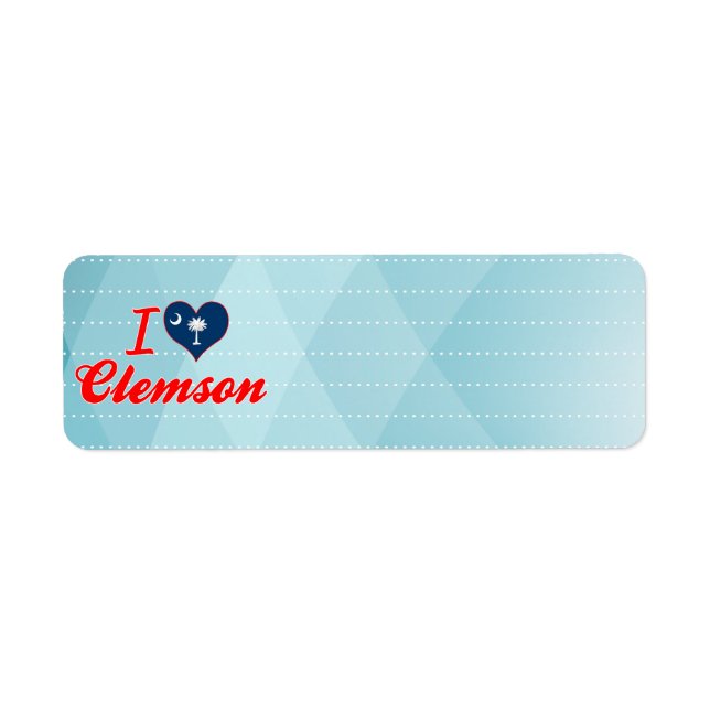 I Liebe Clemson, South Carolina (Vorne)