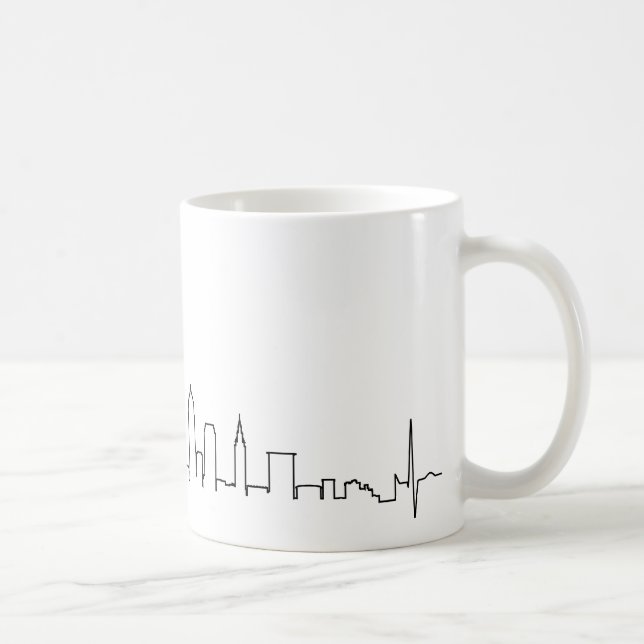 I Liebe Cleveland in einer außerordentlichen ecg Tasse (Rechts)