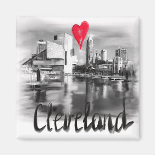 i Liebe cleveland Magnet