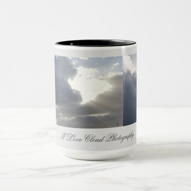 I Liebe Cloud-Fotografie-Cup Tasse (Zentrum)