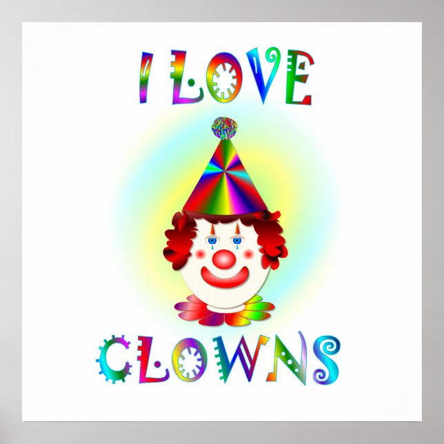 I LIEBE CLOWNS POSTER (Vorne)