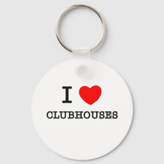 I Liebe Clubhouses Schlüsselanhänger