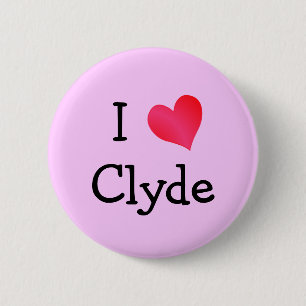 I Liebe Clyde Button