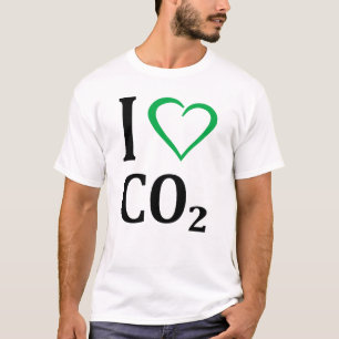 I Liebe CO2-Kohlendioxid T-Shirt