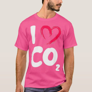 I Liebe CO2-Kohlendioxidemissionen - Welttag des K T-Shirt