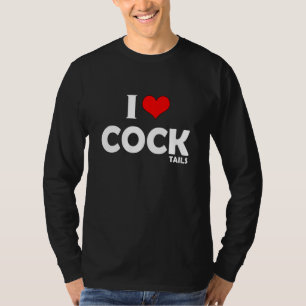 I Liebe Cocktails trinken Pun I Herz Cocktails T-Shirt