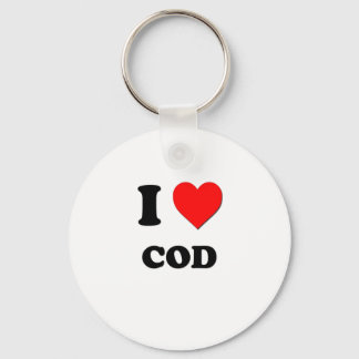 I Liebe Cod Schlüsselanhänger