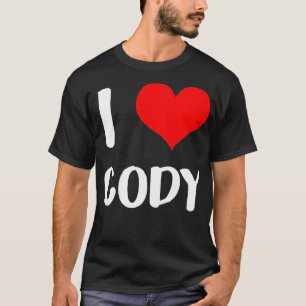 I Liebe CODY valentine sorry Ladys Typ Herzchen un T-Shirt