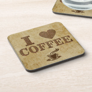 I Liebe Coffee Beverage Coaster Getränkeuntersetzer