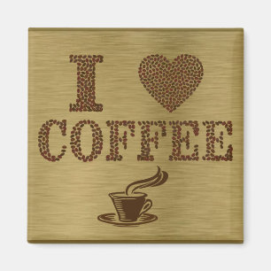 I Liebe Coffee Magnet