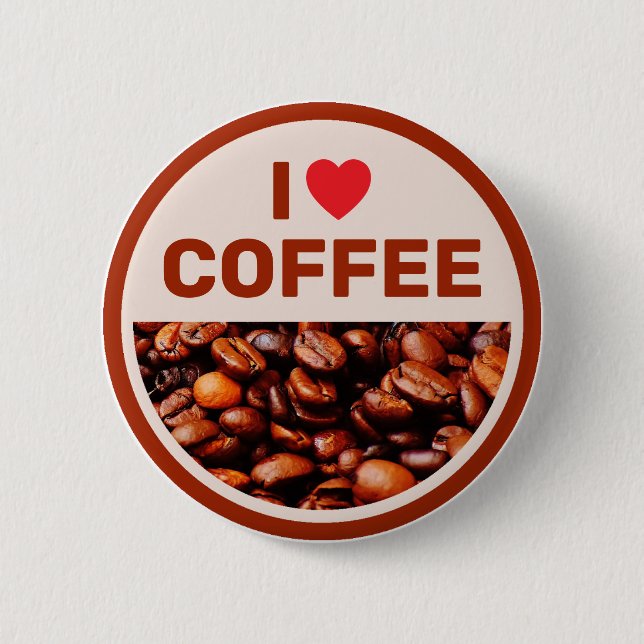 I Liebe Coffee™-Taste Button (Vorderseite)